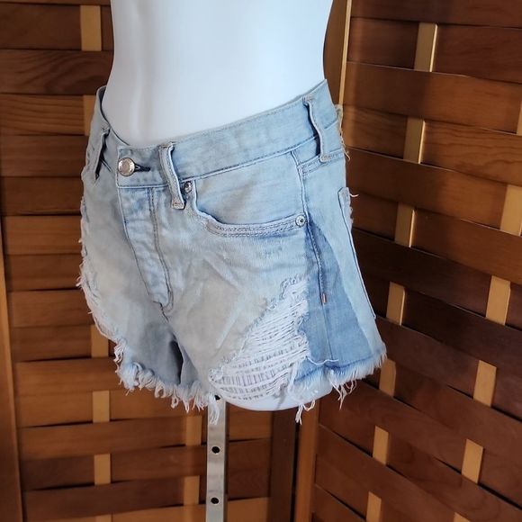 American Eagle high rise denim shorts - Picture 8 of 9